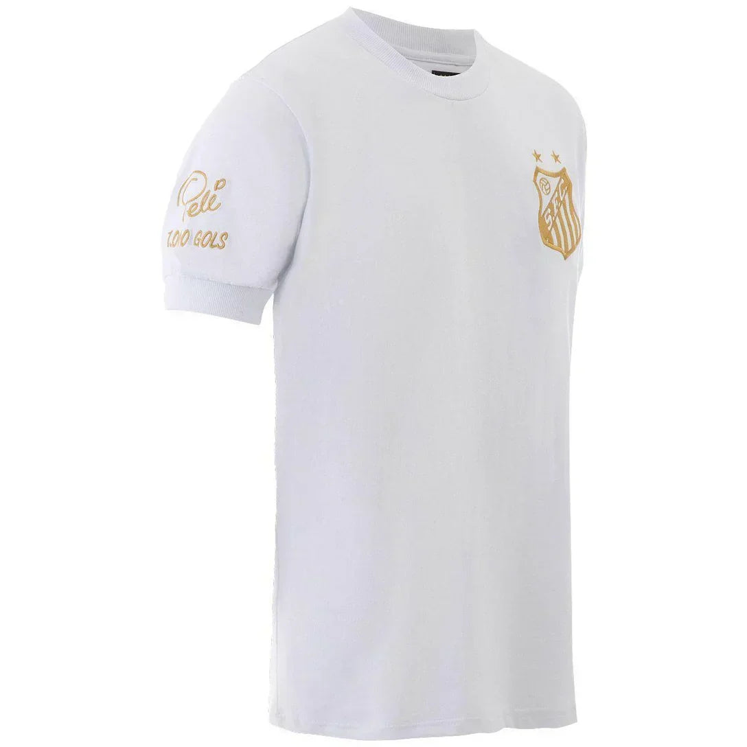 Camisa Santos Pelé Retrô Mil Gols Edição Limitada Masculina