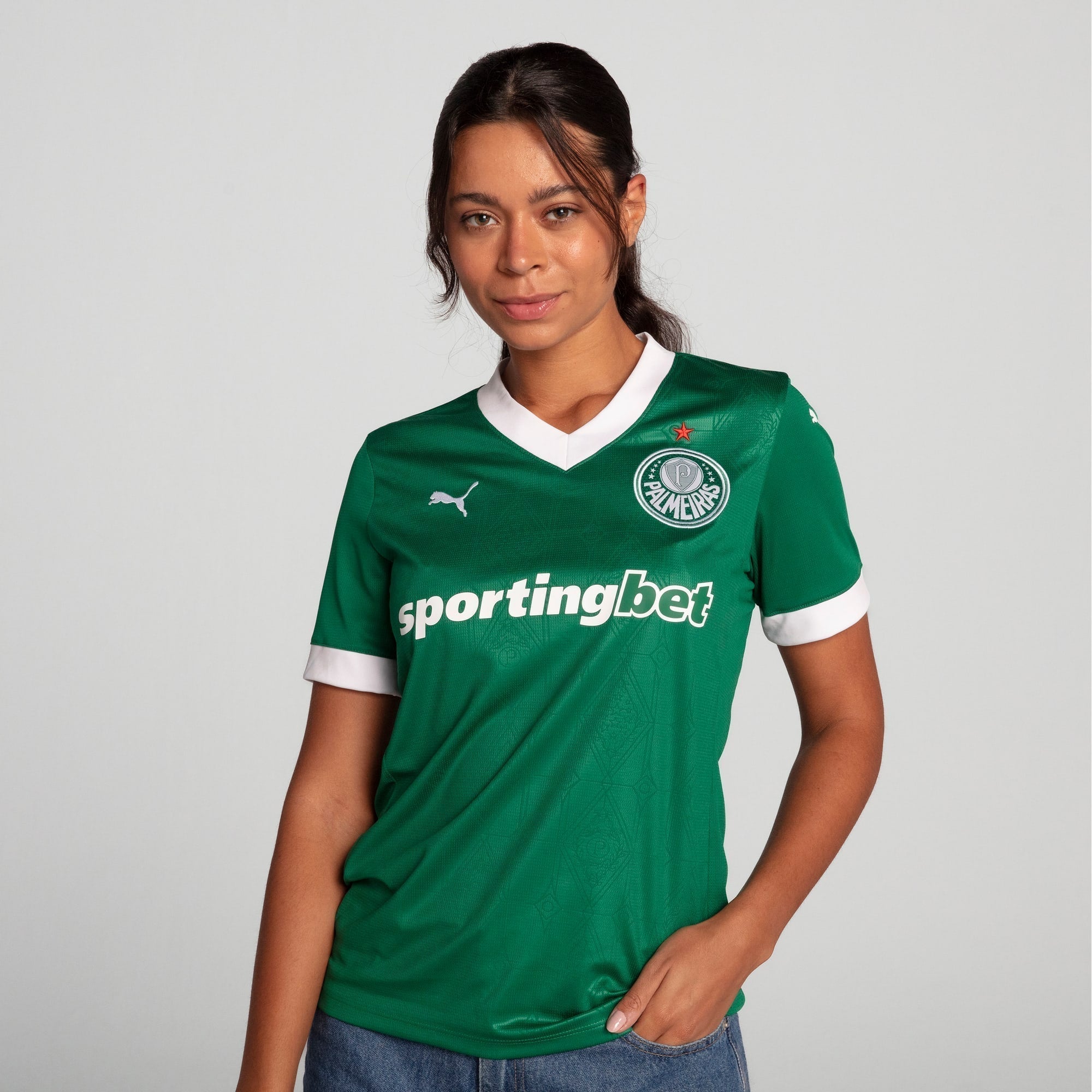 Camisa Palmeiras Torcedora HOME 2025 Feminina